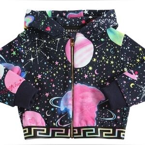 Versace kids intergalactic galaxy sweatshirt hoodie NWT